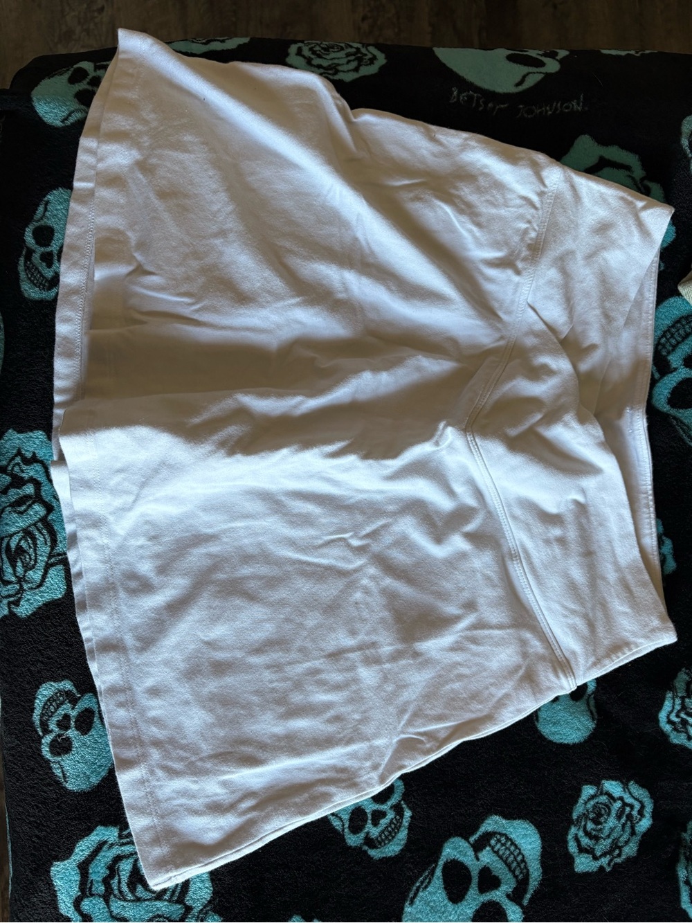 PINK Victoria's Secret White Midi Skirt
